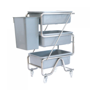 CUTLERY TROLLEY (KNOCK DOWN) - 3 / 4 TIERS