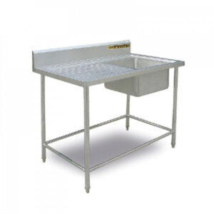 SINGLE BOWL SINK TABLE