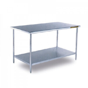 STAINLESS STEEL WORKTABLE WITH 1 TIER UNDERSHELF