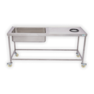 SINK WITH DISH LANDING TABLE