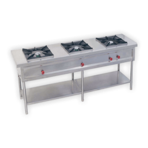 THREE BURNER GAS RANGE
