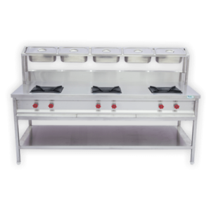 THREE BURNER RANGE