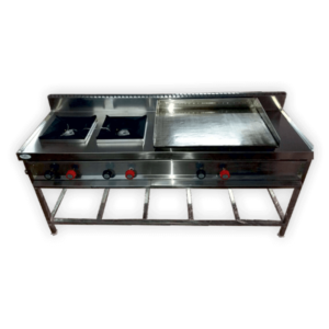 TWO BURNER RANGE WITH DOSA PLATE